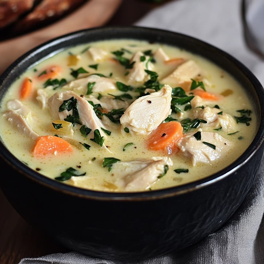 creamy chicken soup recipe