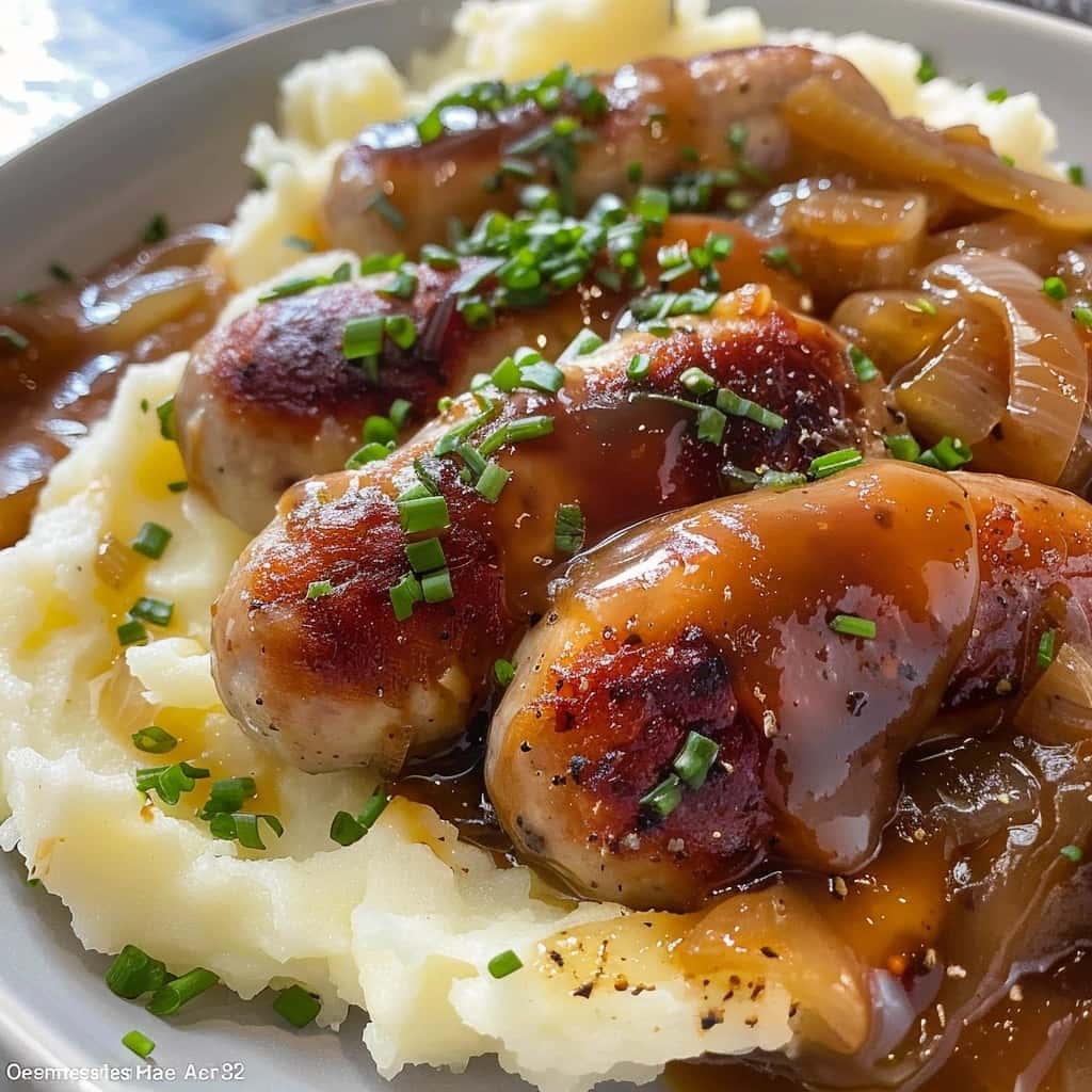 Easy Bangers and Mash